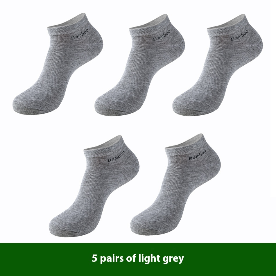 Men’s Breathable Bamboo Socks – 5 Pack - Image 9